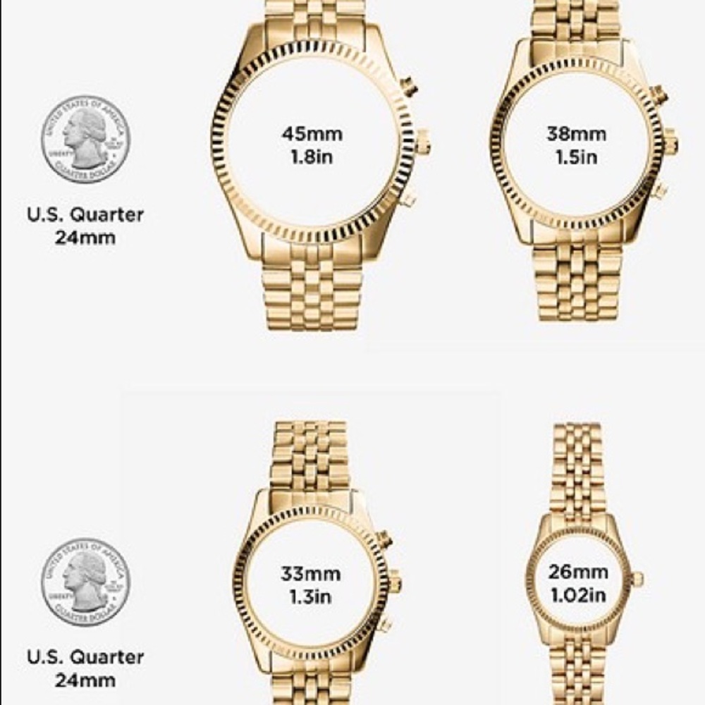 Michael Kors Gold Bradshaw Watch - Picture 3 of 5